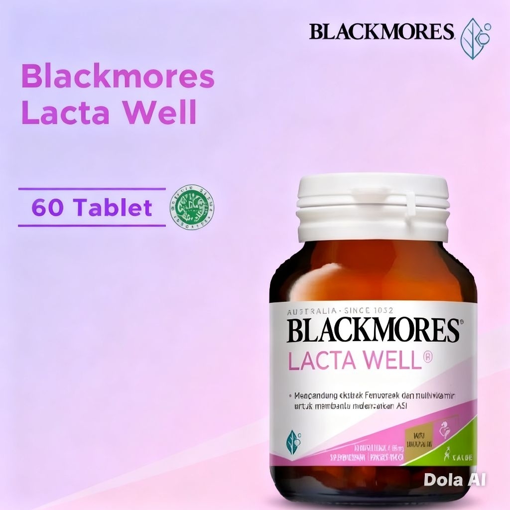 Blackmores lactawell asi booster vitamin ibu menyusui dilengkapi vitamin b kompleks