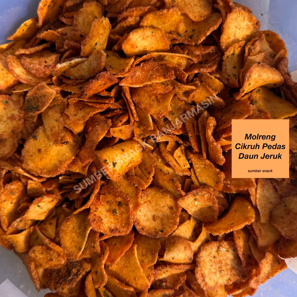 Molreng Cikruh Pedas Daun Jeruk (Jajanan Jadul Kiloan) (100-500g)