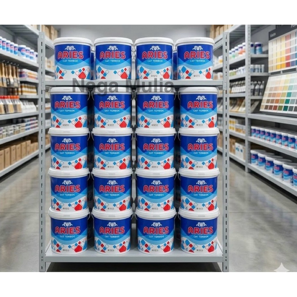 Cat Tembok Aries 5 Kg Putih  (Avian Brands)