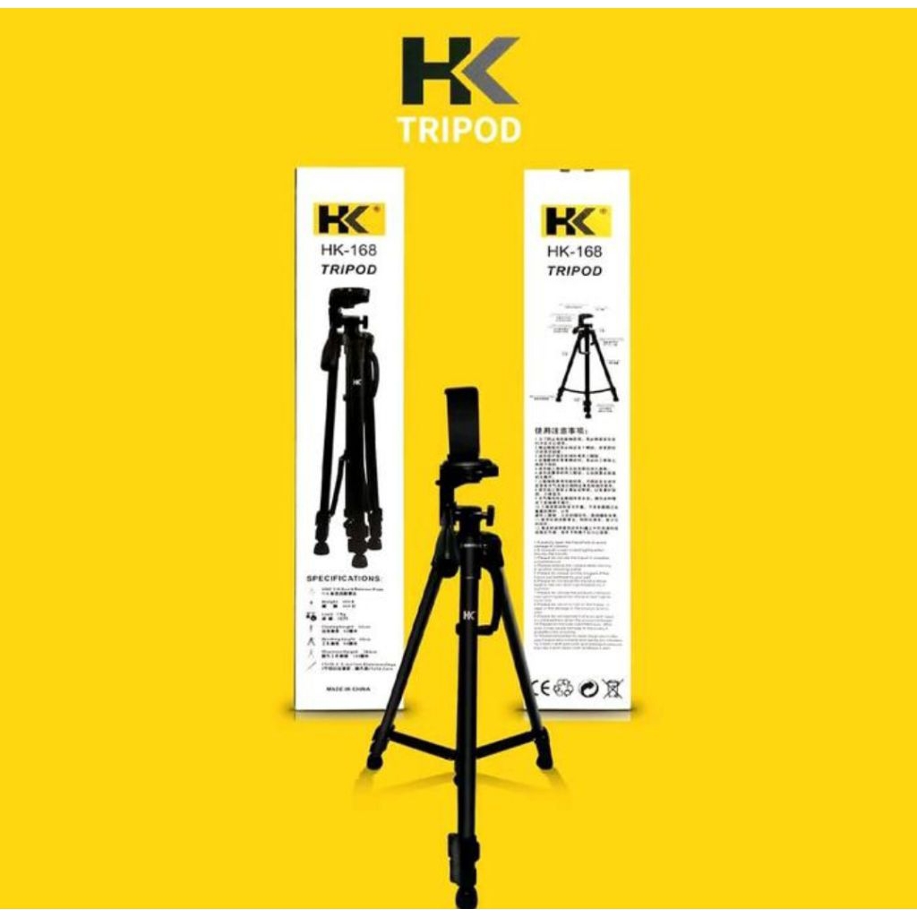 HK Tripod HK-168 Portable Tripod U Holder Camera Action