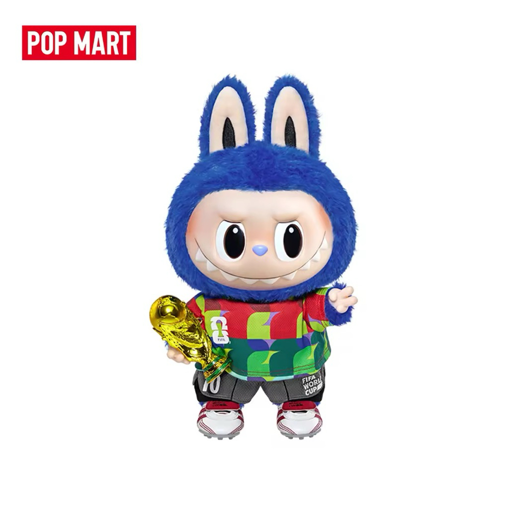 POP MART THE MONSTERS × FIFA SERIES - Catch the Win Vinyl Plush Doll Labubu Zimomo Action Figure Bir
