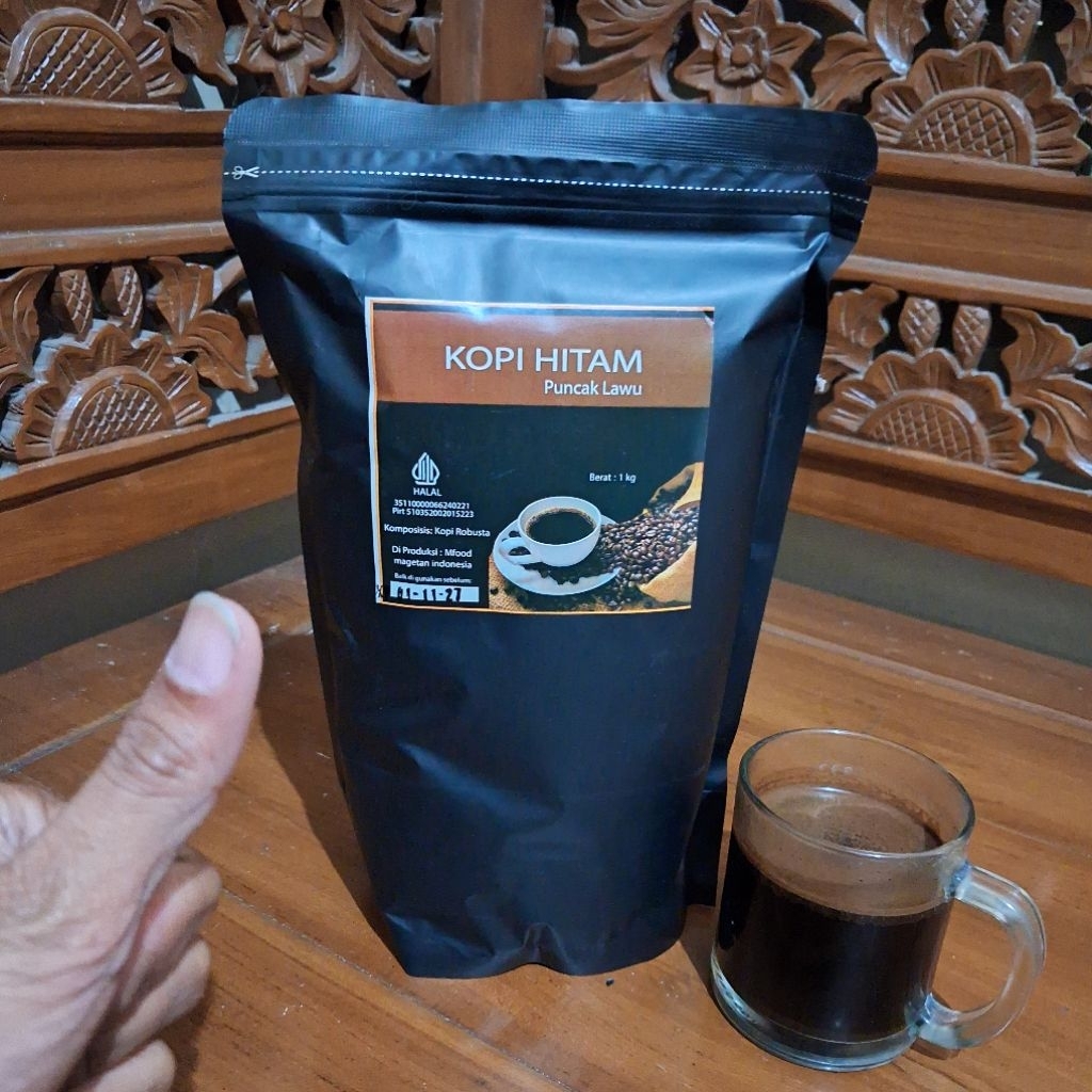 kopi bubuk robusta asli puncak lawu 1kg