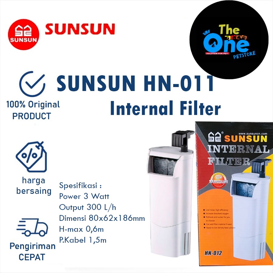 SUNSUN HN 011 Series Internal Filter Kura Kura Filter Mini Aquascape Filter Air Terjun Waterfall Fil