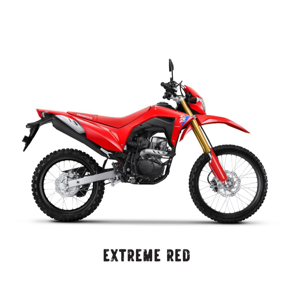 Honda CRF150L- Extreme red- cicilan Spaylater, Spinjam, FIF, Wom finance, Mega finance, Maybank, BNI