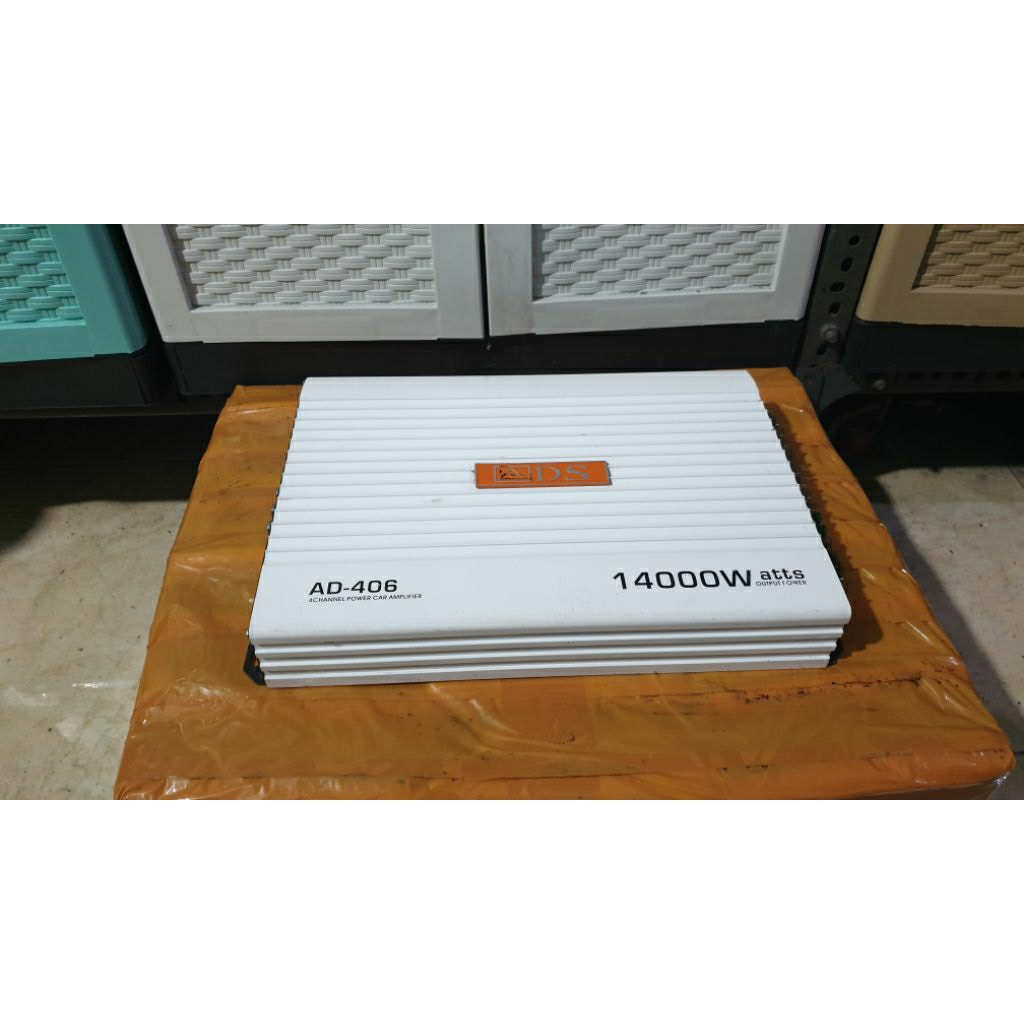 power amplifier mobil 4channel ADA AD-406 second bekas normal siap pakai