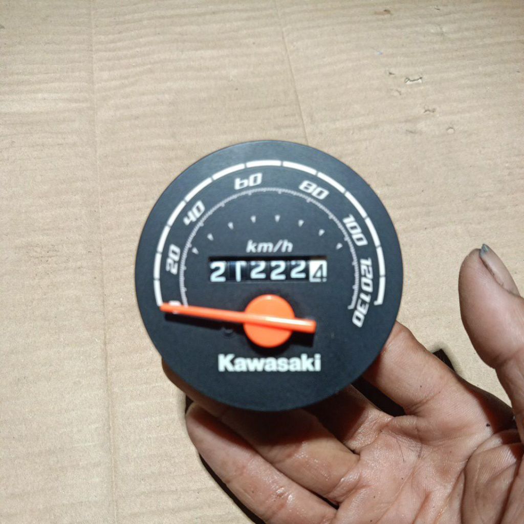 Mesin Rpm Kilometer Kecepatan Spedometer Kawasaki KLX 150 Original Second Copotan Motor Fungsi Norma