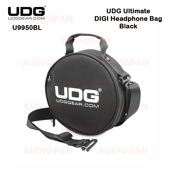 UDG Ultimate DIGI Headphone Bag Black / Tas Headphone DJ UDG - audiopan