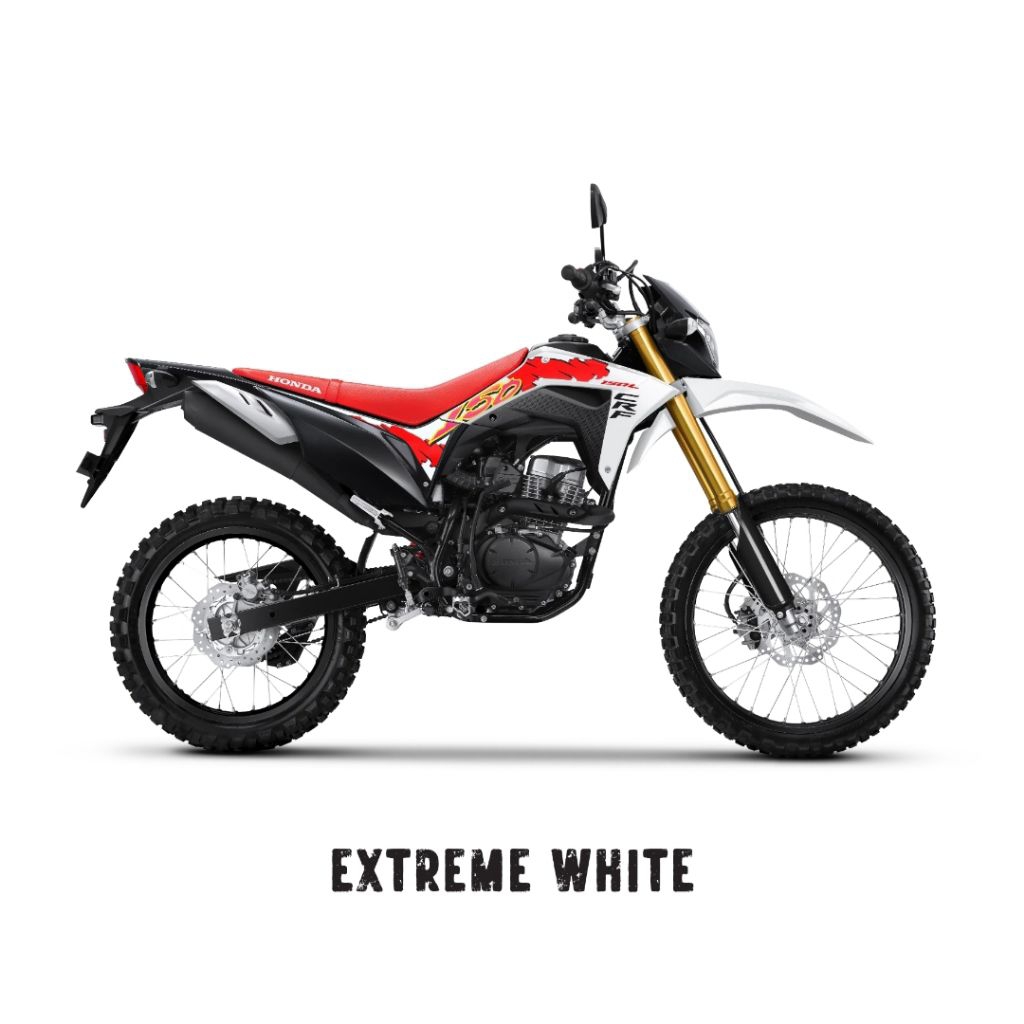 CRF150L- Extreme White 2026 - cicilan Spaylater, Spinjam, FIF, Wom finance, Mega finance, Maybank,dl