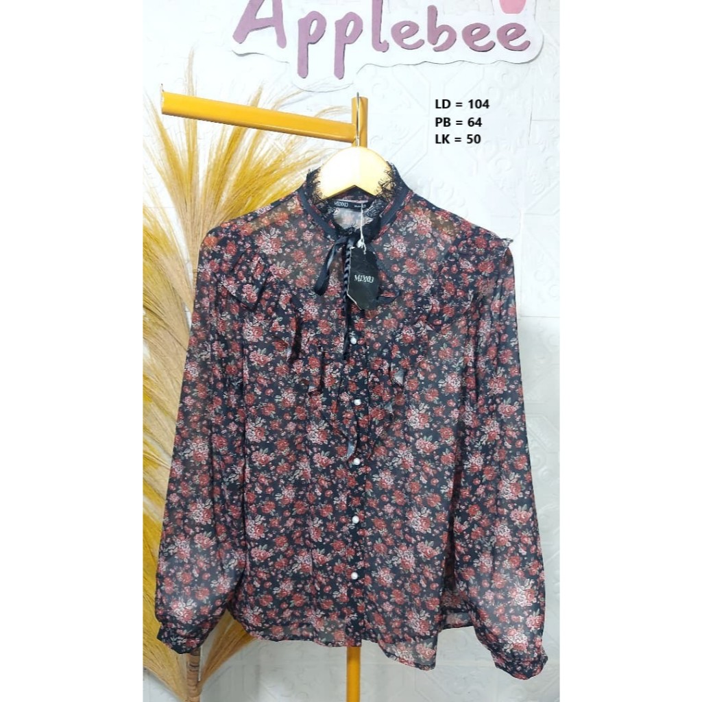 NEW WITH TAG BLUS BUNGA SIFON BY MIXXO