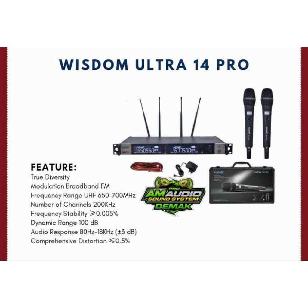 Wisdom ultra 14pro mic wireless wisdom