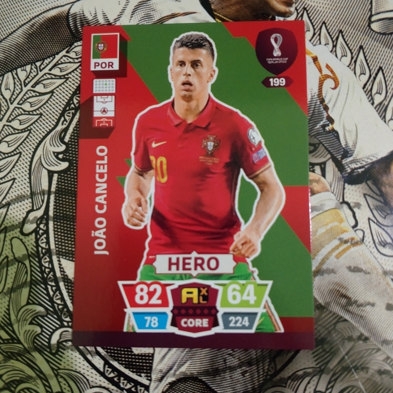 Kartu Bola Joao Cancelo Portugal 2022 Panini Adrenalyn XL World Cup Qatar Card