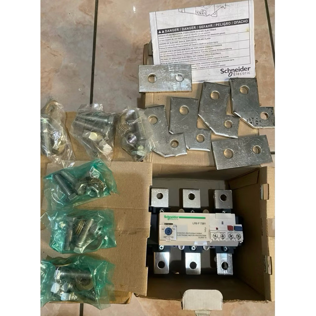OVERLOUD THERMAL RELAY LR9F7381 380A - 630A ORIGINAL SCHNEIDER BARU GRESS 1000%