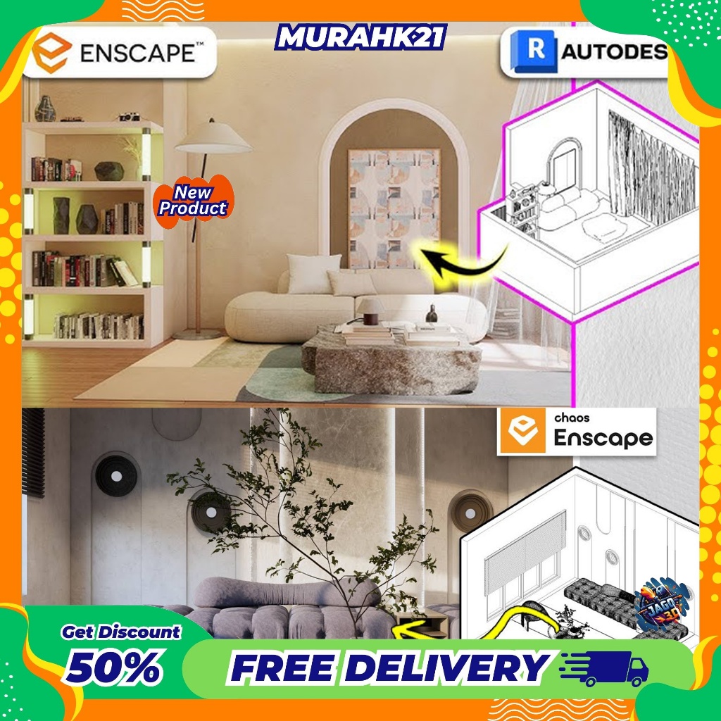 3Ds Max -  Photorealistic Interior Renders in Revit with Enscape 3Ds Max Tutorial