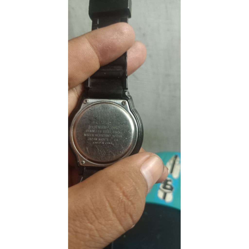 jam casio second