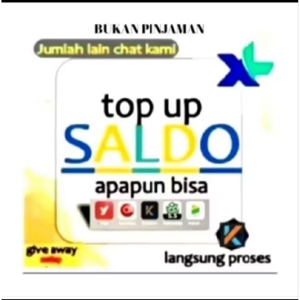 BESTSELLER!!! TOP SALDO/PULSA REGULER TRANSFER XL AXIS 500K SAMPAI 10JT A1 A2