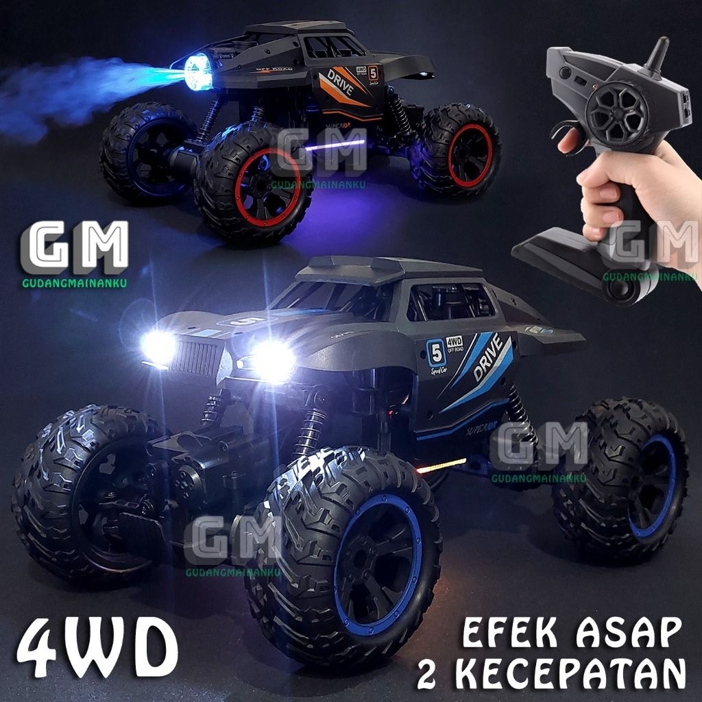 MOBIL REMOT ROCK CROULER TRUK MONSTER 4WD/4X4 /2wd