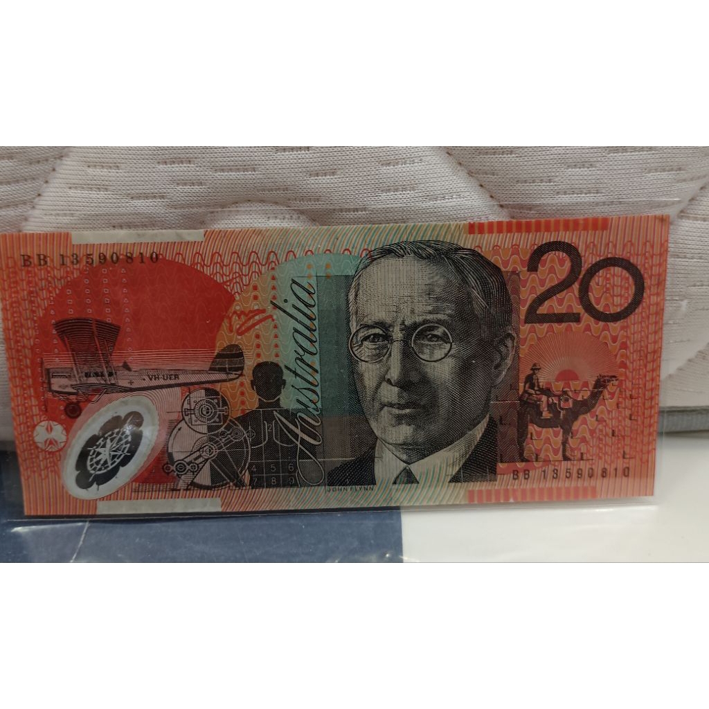 Uang Asli Negara Australia 20dolar