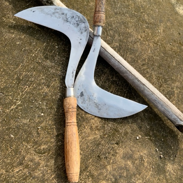 Arit Asli garut bahan baja per/bentuk Gaet atau tanjungsarian/gagang sonokeling berkualitas