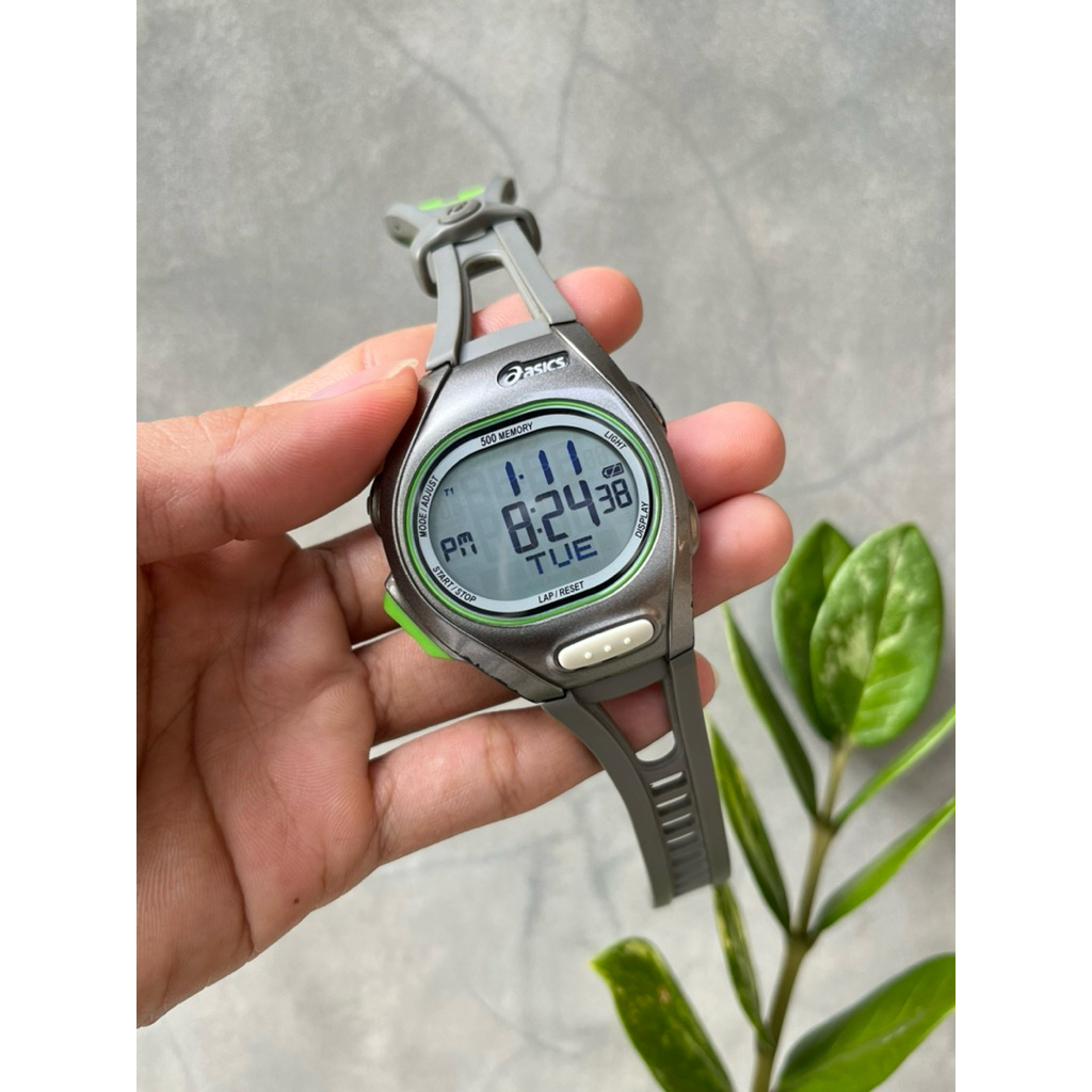 Vintage ASICS Watch, Jam Asics, Like N*ke Triax, not Jam Oakley, jam y2k style