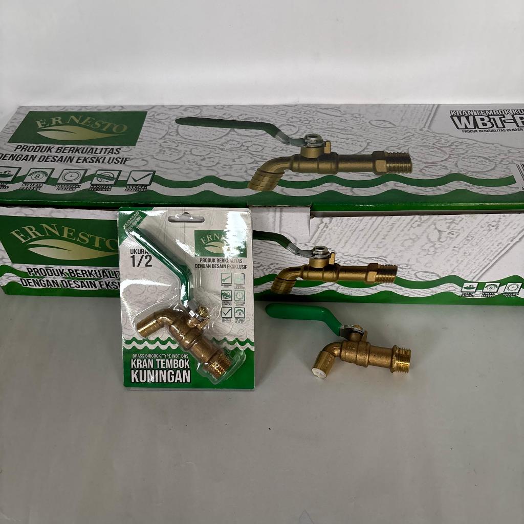 Kran Air Ernesto Kran Tembok Kran Air Kuningan 1/2 inch ERNESTO