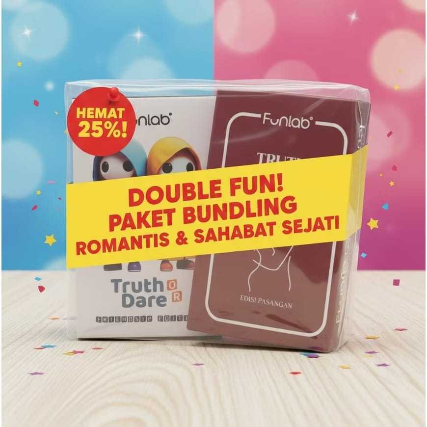 Kartu Game Truth or Dare Romance & Friendship – Paket Bundling/Romance/Friendship + Free Box