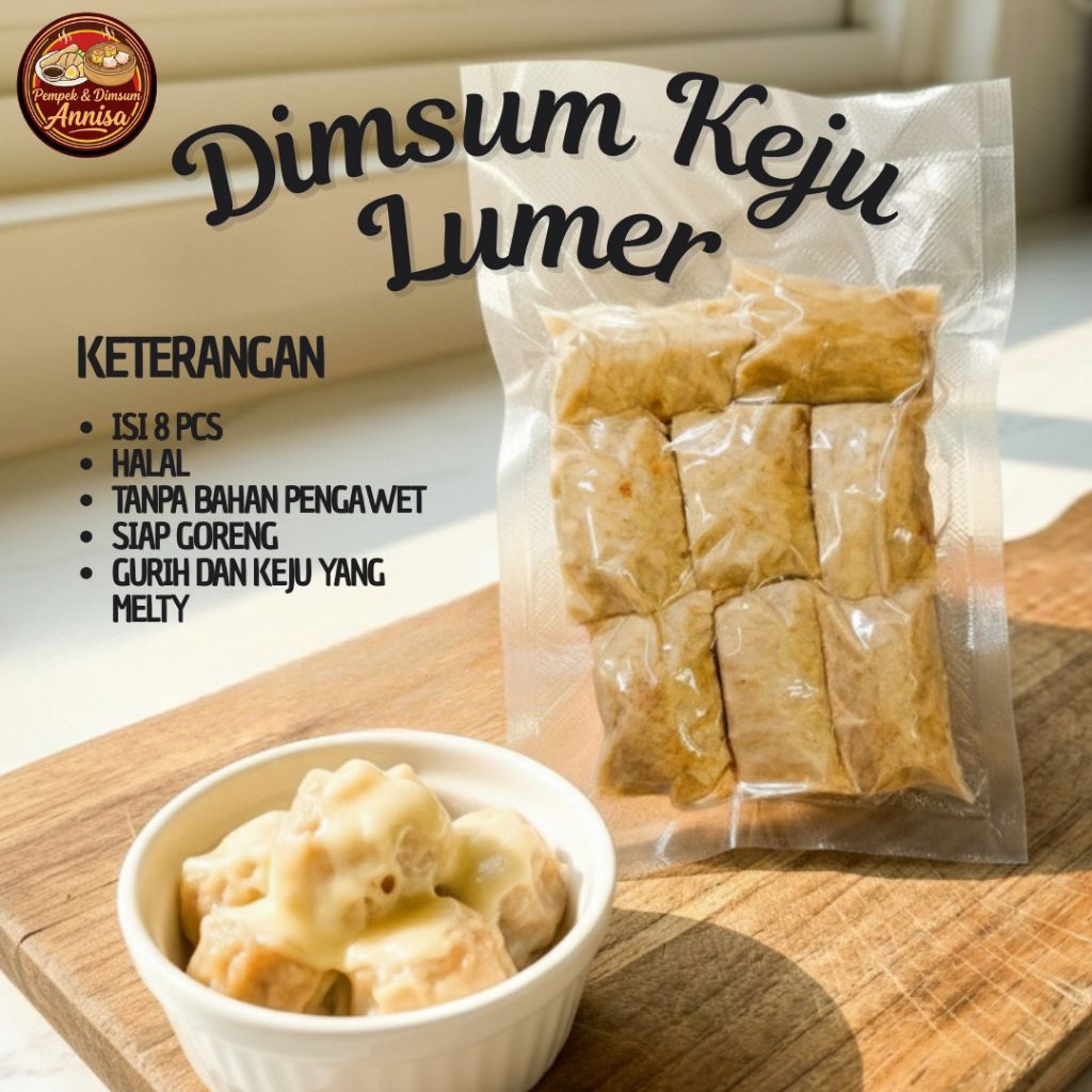 Dimsum Lumer Keju/ Dimsum Goreng Keju/ Dimsum ayam