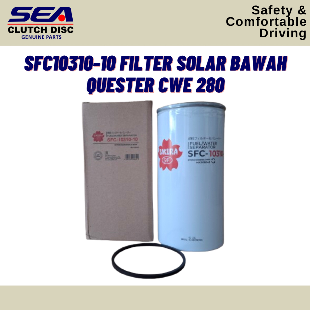 Filter Solar Bawah Quester GKE CDE CWE 280 Mercy Axor 2523 2528 2528C Fuso FJ 2523, FJ 2528 QA400477