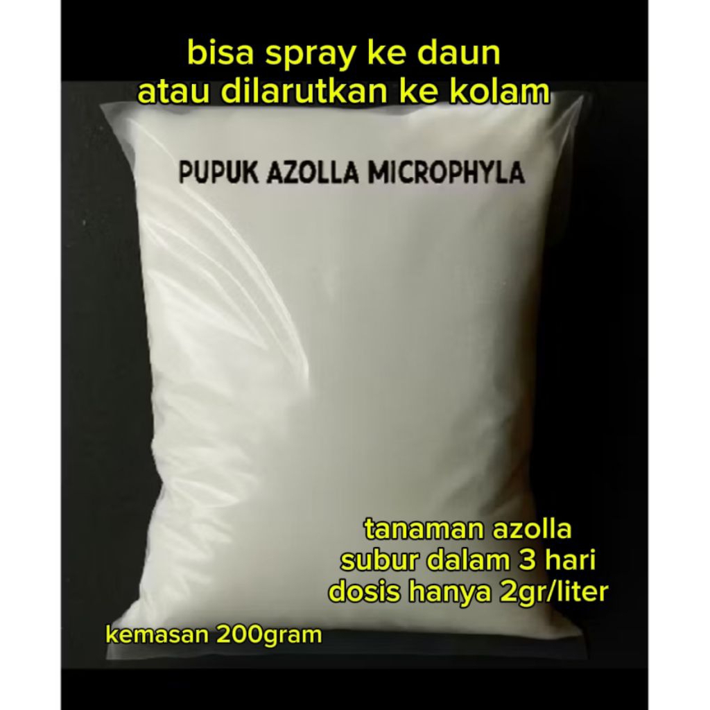Pupuk /Nutrisi Azolla || kemasan 200gram