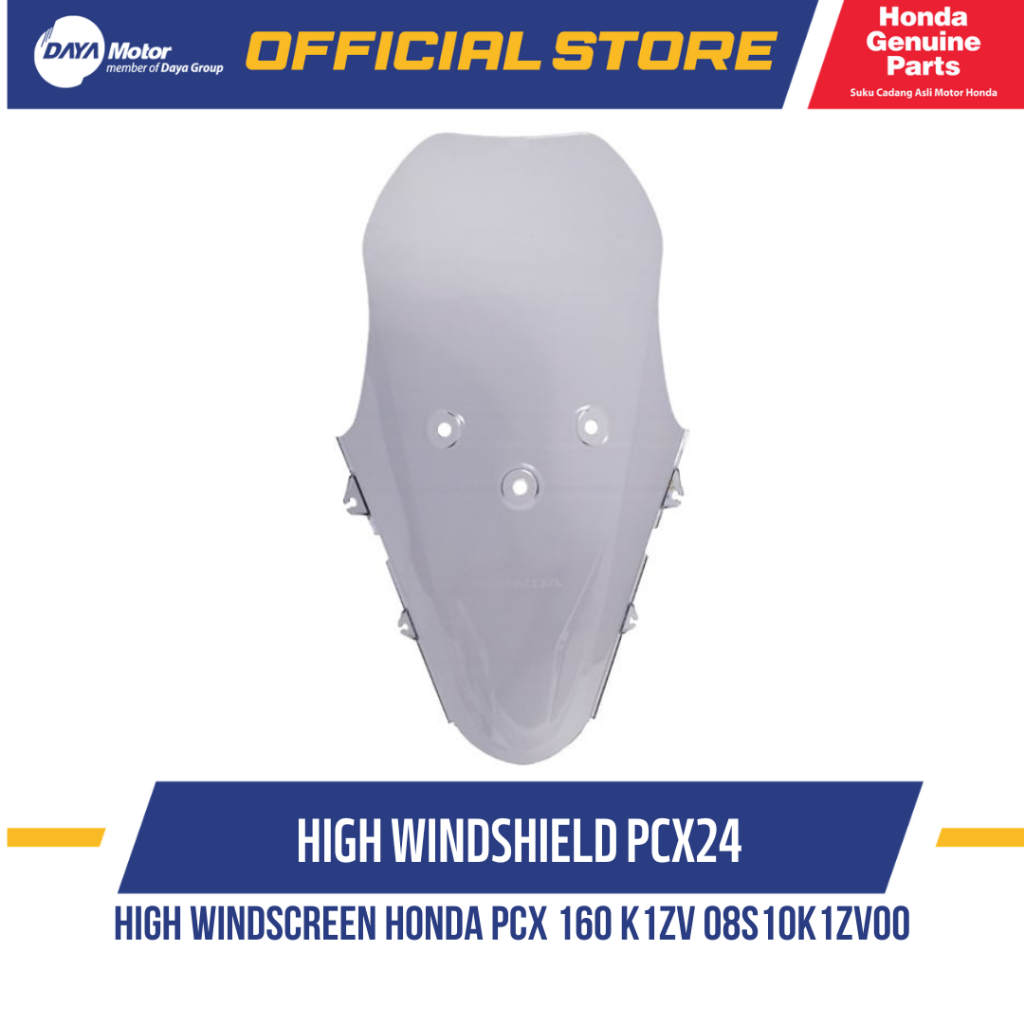 High Windscreen Honda PCX 160 K1ZV 08S10K1ZV00