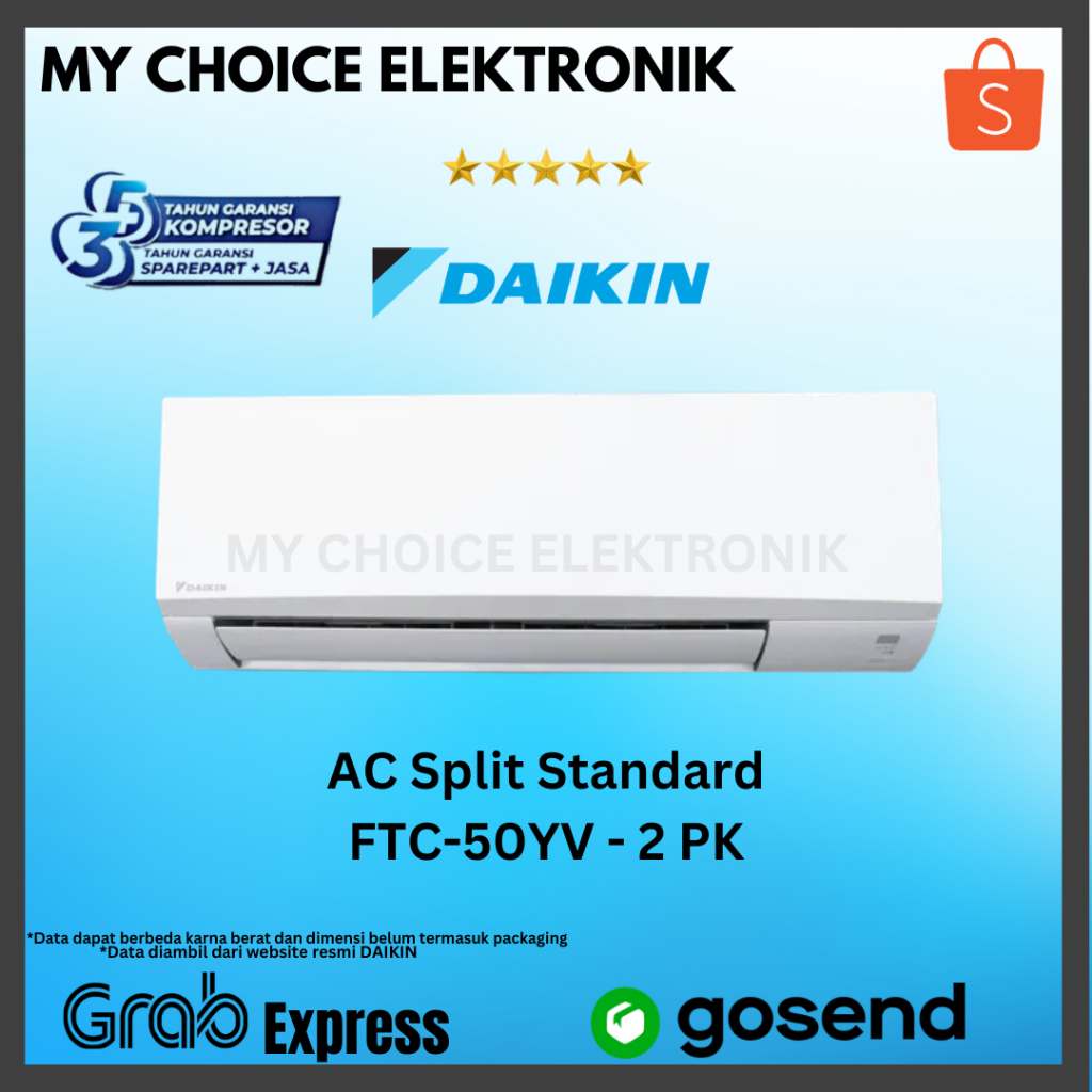 DAIKIN AC FTC-50YV | FTC 50 YV | FTC50YV - 2 PK