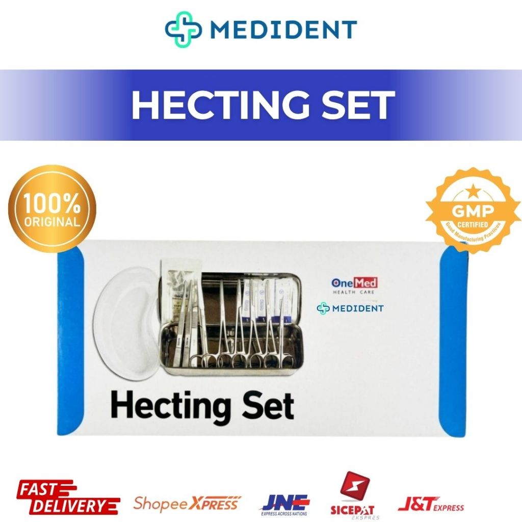 Hecting Set / Set Jahit Luka / Surgical Set / Alat Jahit Luka / Set Operasi Minor / Alat Medis Klini