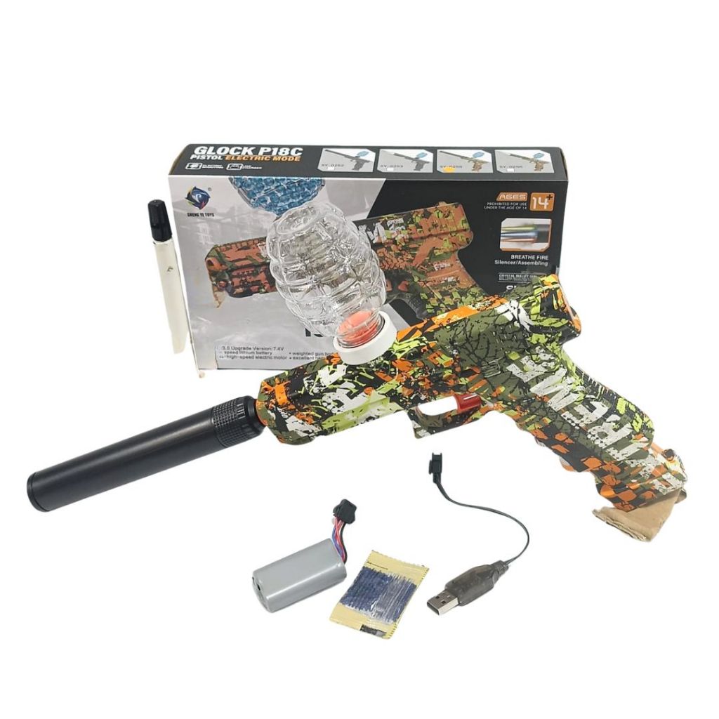 Mainan Anak WGG WGB AEG LPEG Water Gell Blaster Elektrik Auto Glok