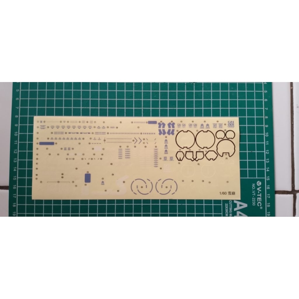 Dry Slide Decal Gundam - Gundam Exia PG