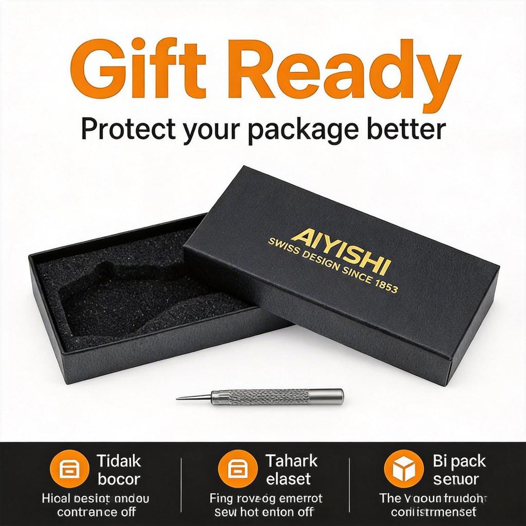 AIYISHI - Paket Lengkap dengan Kotak Mewah & Alat Pengatur/Sesuai untuk Jam Tangan AIYISHI