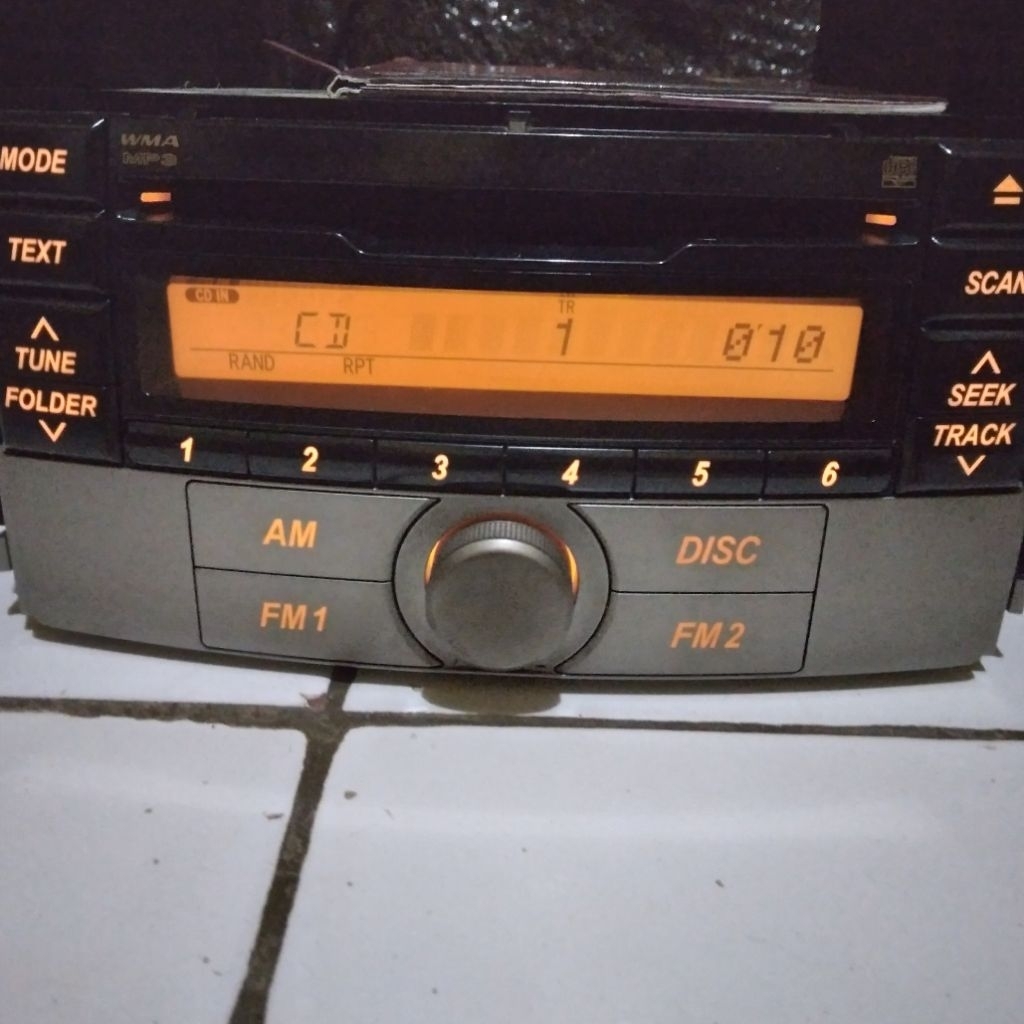 Tape mobil Head Unit Double Din Panasonic Cd Radio Mp3