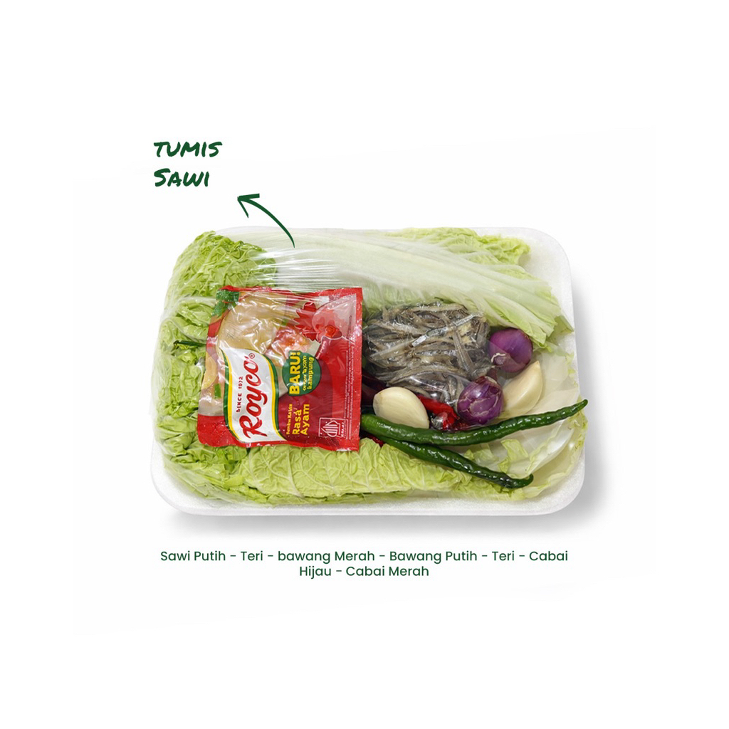 Tumis sawi - Siap masak