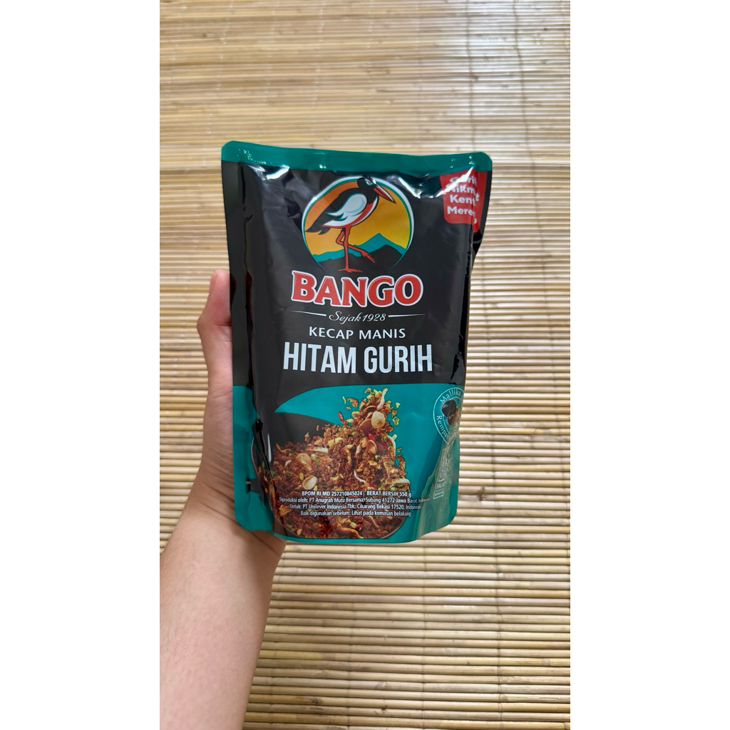 Bango Kecap Manis Hitam Gurih 550gr