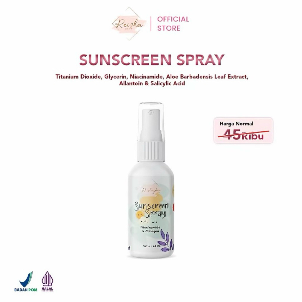 NOERA Sunscreen Spray Reisha Glow