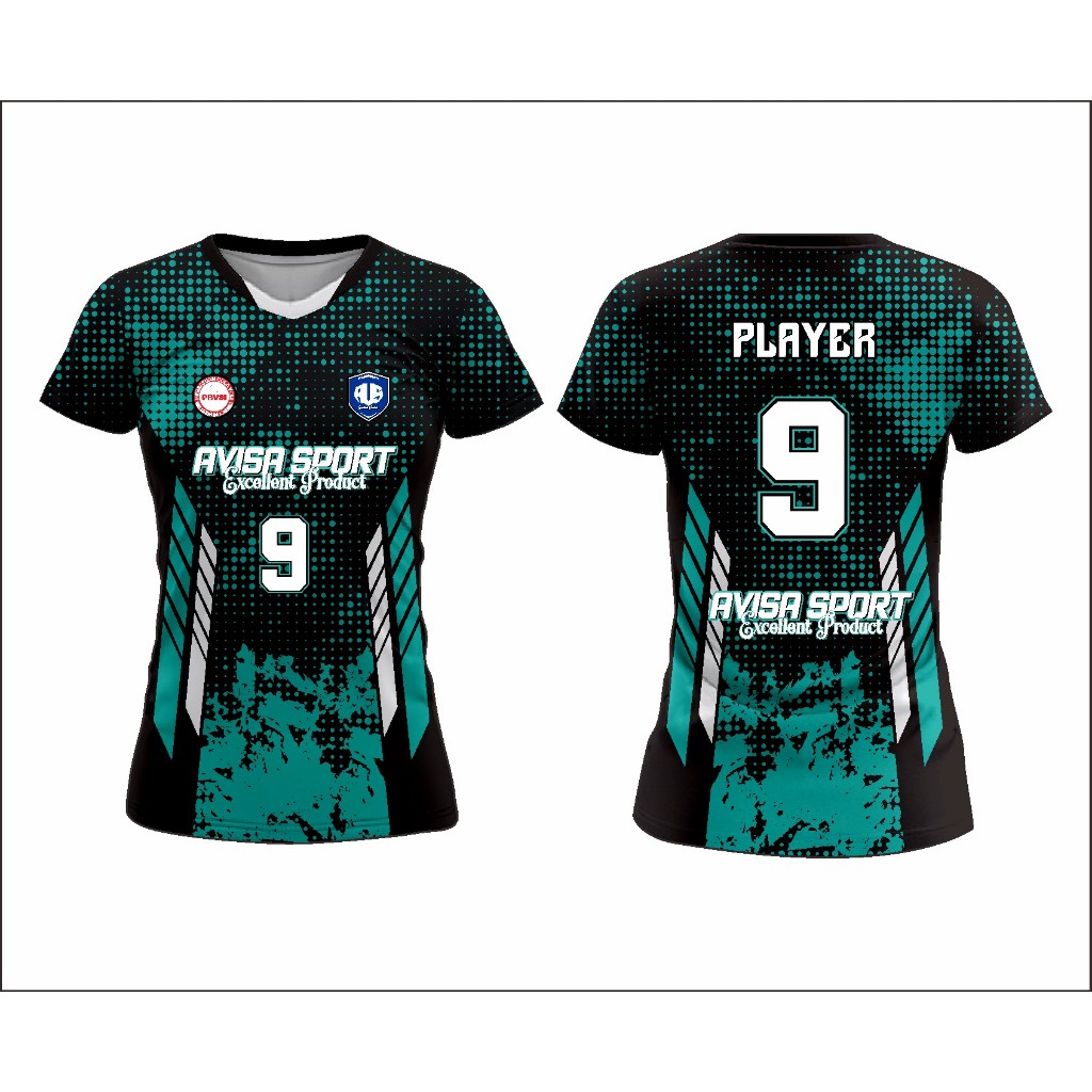 AVISA SPORT Jersey Custom Olaharga Voli Volleyball / Jersey Futsal Sepak Bola Badminton / Pria Wanit