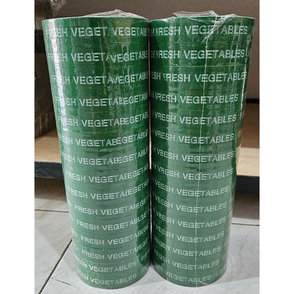 [Hepi Plastik] Isolasi Fresh Vegetables Hijau 18MM x 50M / Lakban Isolasi Sayur Fresh Hijau