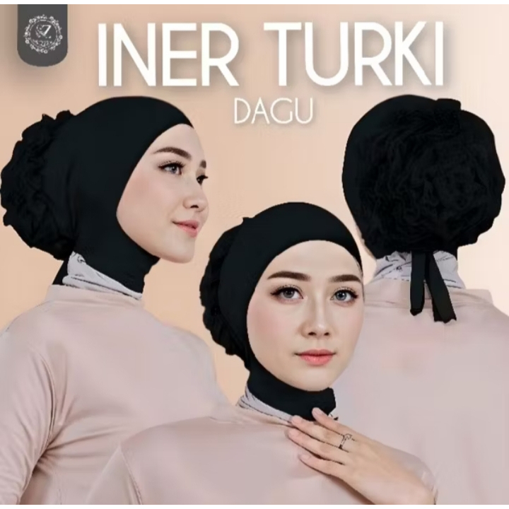 CIPUT turki DAGU/ Dalaman Turki Jilbab Kerudung ciput sanggul Ciput Cepol