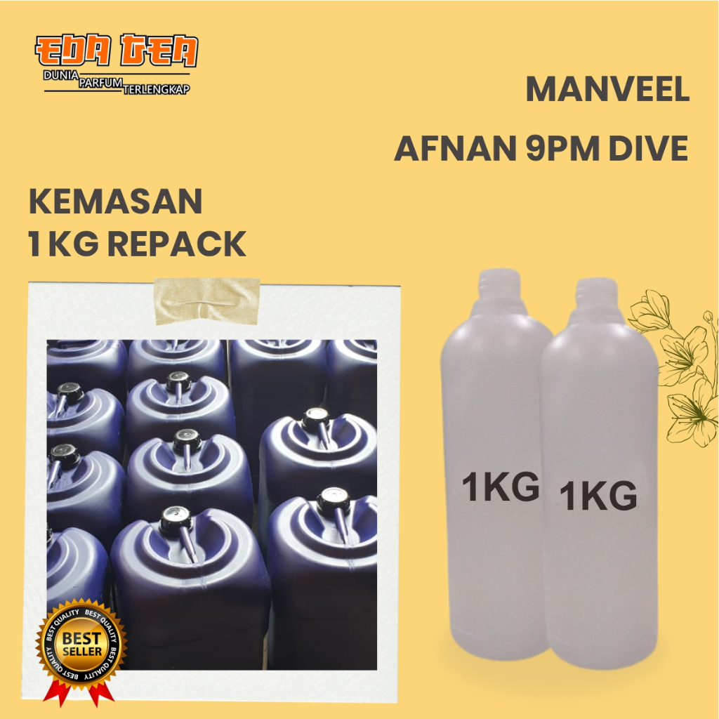 bibit parfum murni AFNAN 9PM DIVE MANVEEL 1KG