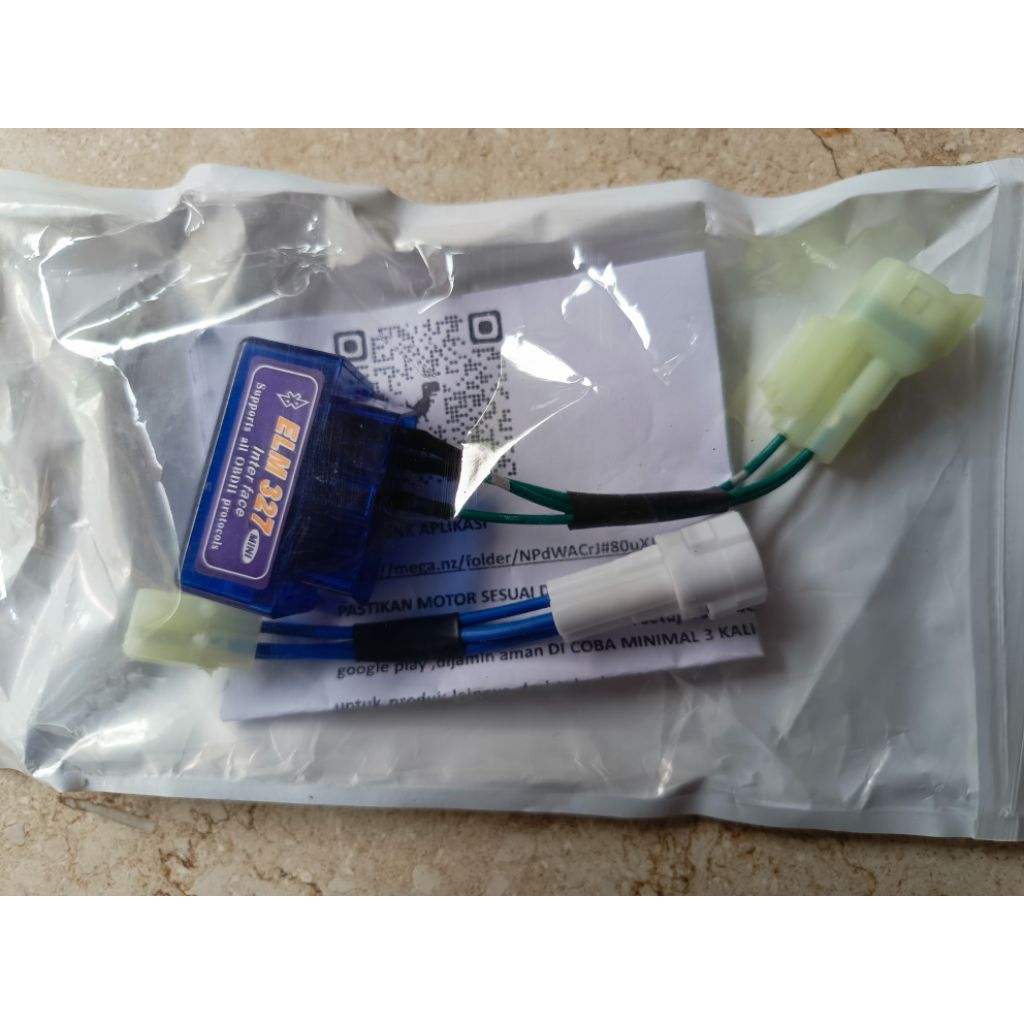 Alat Scanner ECU motor injeksi OBD2 Elm327 mini via Bluetooth Android