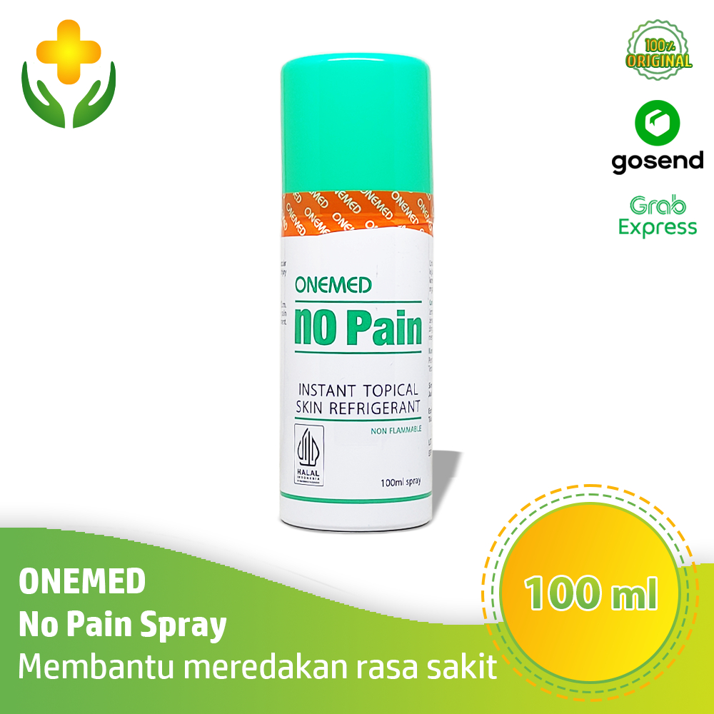 One No Pain Spray 100 ml - Obat Semprot Pereda Nyeri & Anestesi Lokal