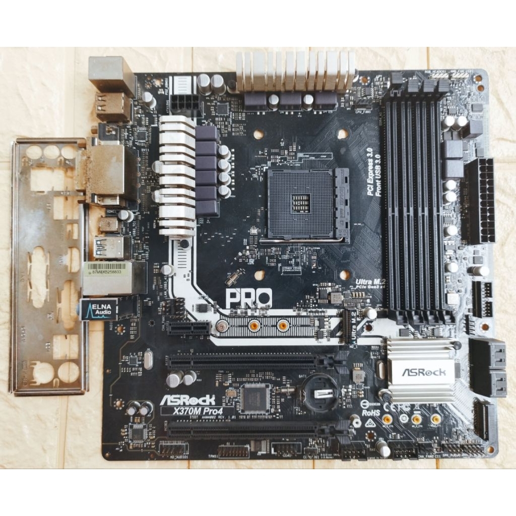 MOBO Motherboard AM4 ASRock X370M Pro4