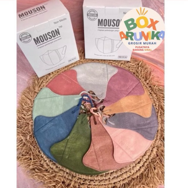 MASKER DUCKBILL MOUSON MIX WARNA