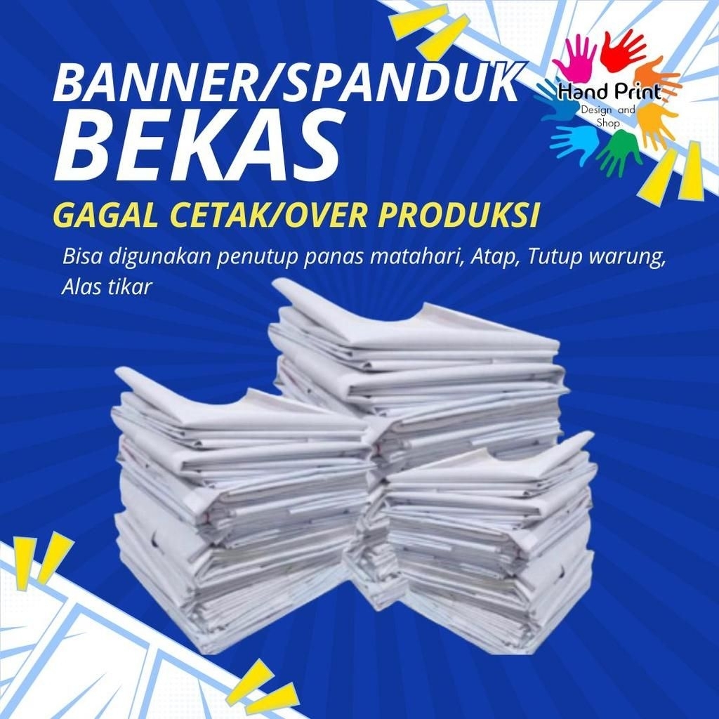 spanduk bekas 3x2