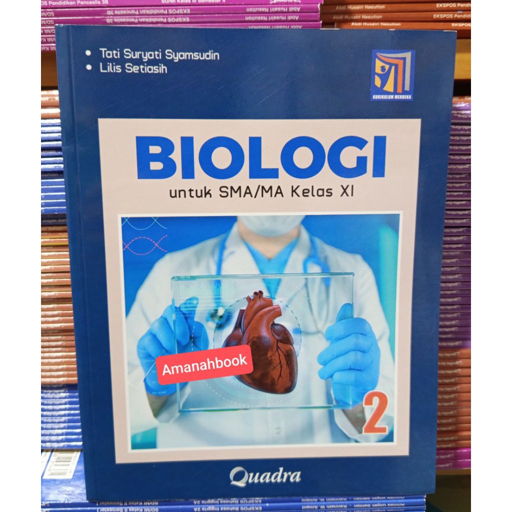 Buku Biologi SMA Kelas 11 Kurikulum Merdeka Quadra