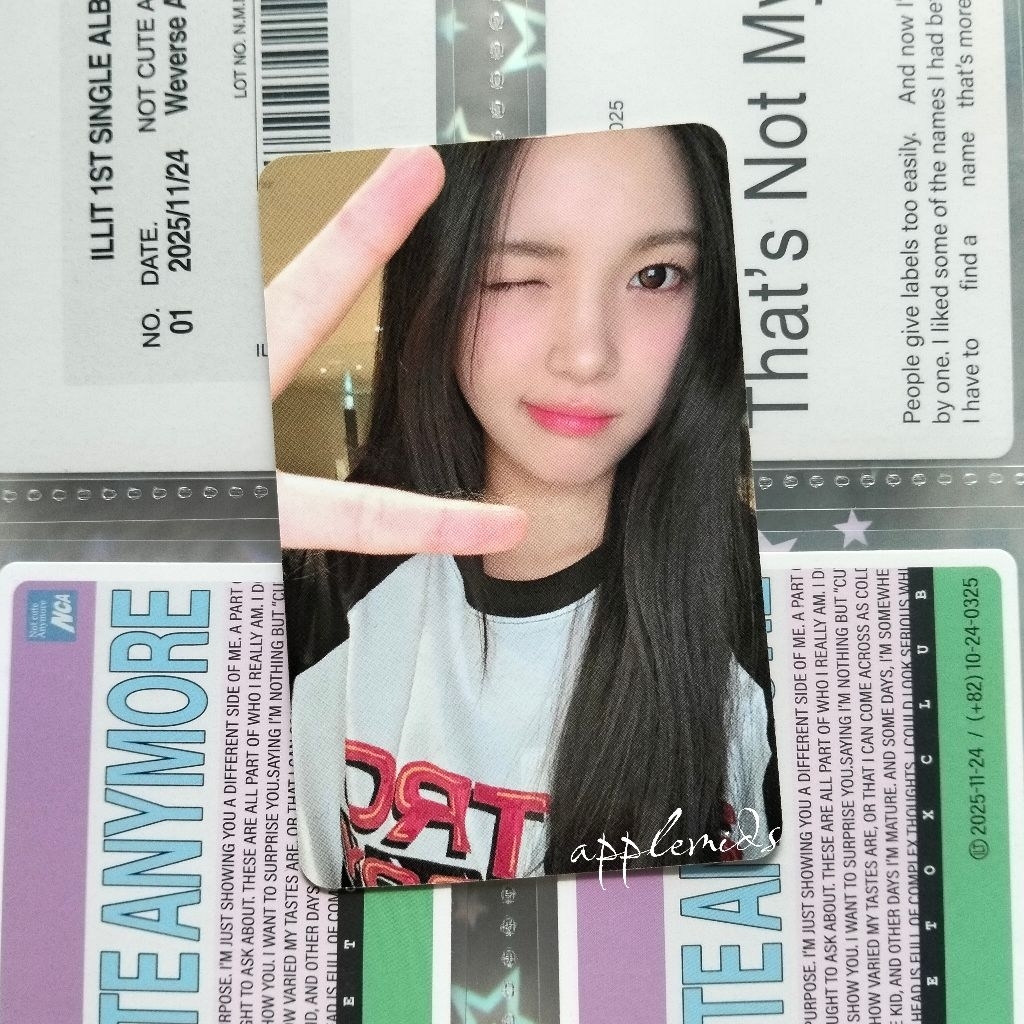 @applemids — Photocard Official Hearts2Hearts Yuha The Chase Starriver 4.0 Pob Pre-Order Benefit