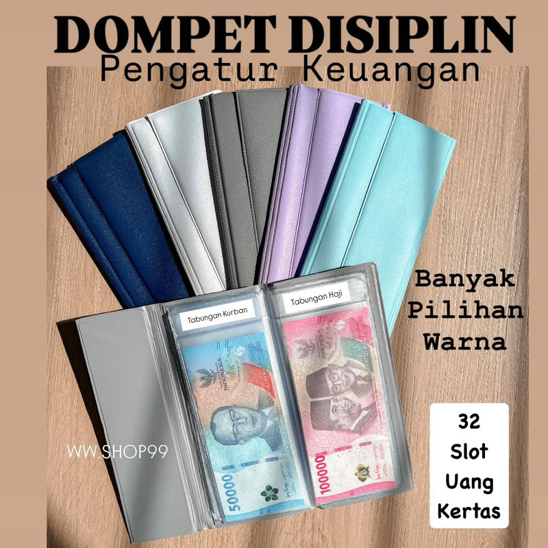 DOMPET ORGANIZER KEUANGAN BULANAN DOMPET PINTAR PENGATUR KEUANGAN